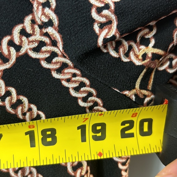 Kasper open cardigan top with chain link metallic detailing in size large. EUC. - Picture 6 of 8